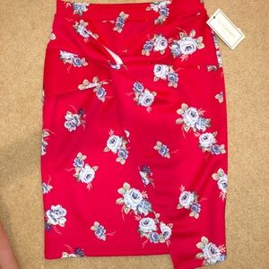 NWT Red Pencil Skirt
